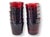 MCM Culver Cranberry Gold Glasses, 12pc For Sale - Image 4 of 4