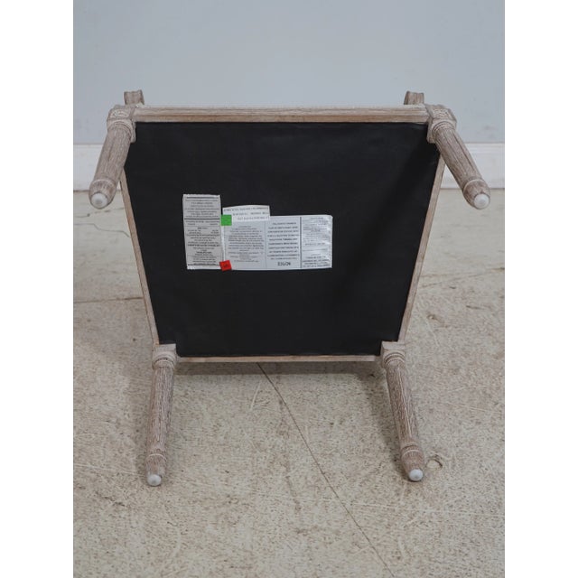 Pair Restoration Hardware French Louis XVI Armchairs For Sale - Image 11 of 12