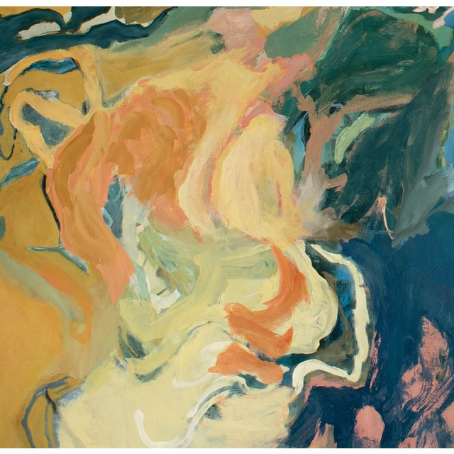 Textile Oversized Original Abstract Painting by Susan Foley For Sale - Image 7 of 7