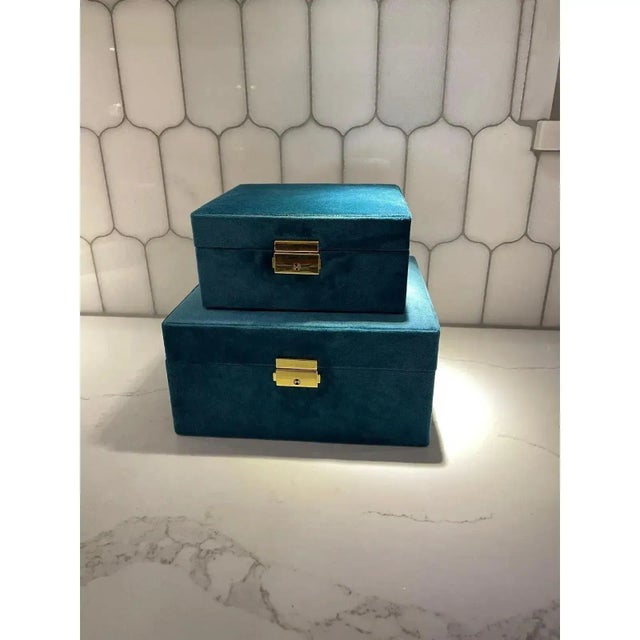 Modern Transitional Style Decorative Box- A Pair For Sale - Image 9 of 10