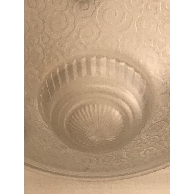 Early 20th Century French Art Deco Geometric Chandelier Signed by Muller Frères Luneville For Sale - Image 5 of 11