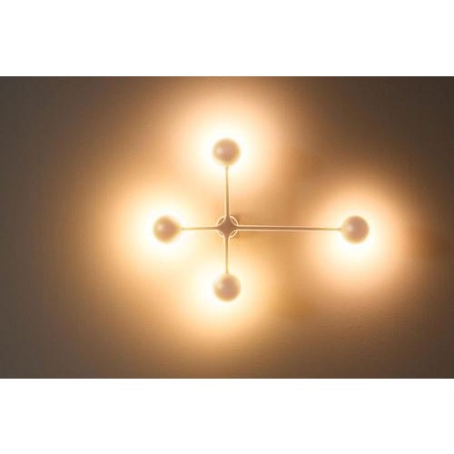 Not Yet Made - Made To Order Dot Pattern Black Light Applique 4 Spheres Lamp by Charles and Ray Eames for Cassina For Sale - Image 5 of 9