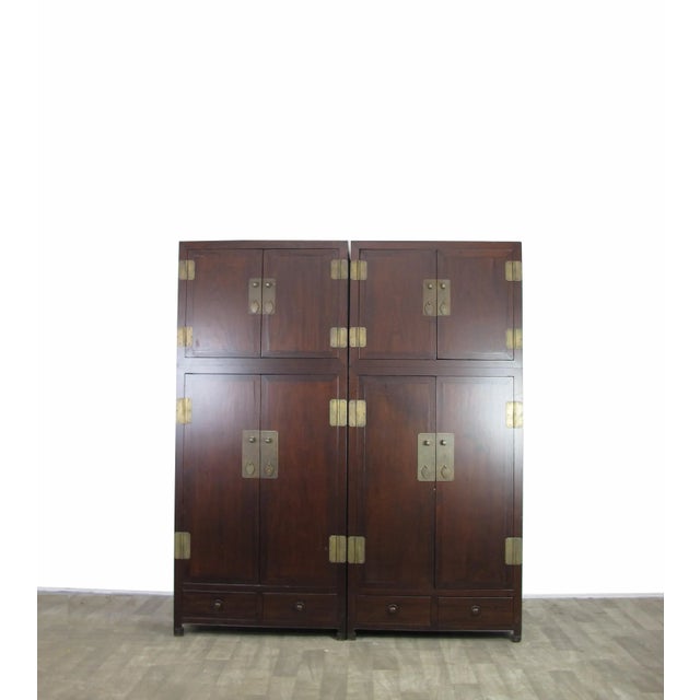 Chinese Pair Antique Tianjin Cabinet For Sale - Image 3 of 6