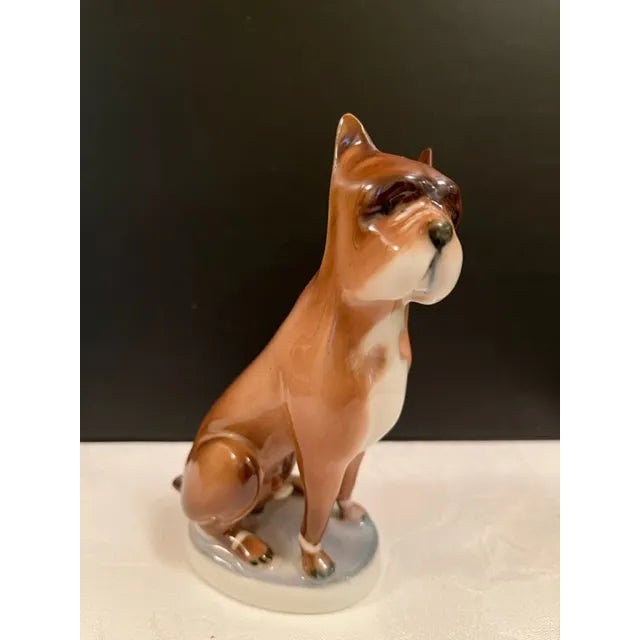 1960s Zsolnay Boxer Dog Figurine For Sale In Salt Lake City - Image 6 of 8