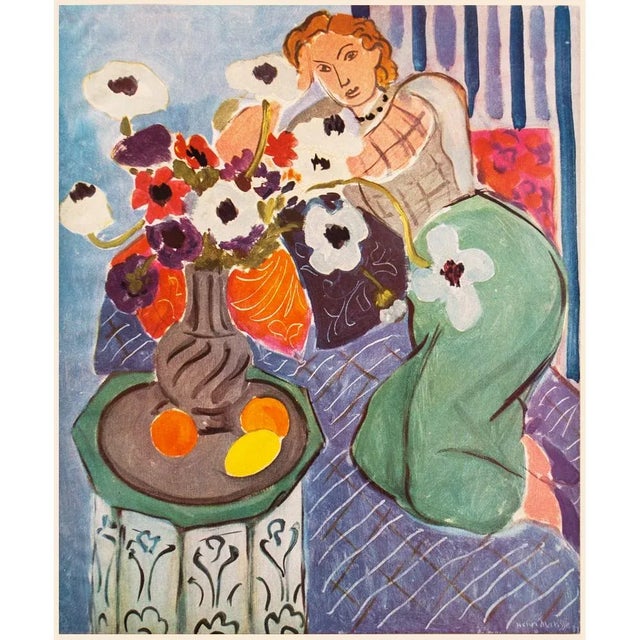 Paper 1940s After Henri Matisse "Blue Odalisque", First Edition Period Swiss Lithograph For Sale - Image 7 of 8