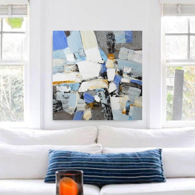 Gray Abstraction 153.Original Painting.Iryna Kastsova For Sale - Image 8 of 11