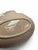 Early 20th Century Vintage 1950s Vallona Starr California Pottery Pink & Gold Condiment Jar and Leaf Tray Set For Sale - Image 5 of 7