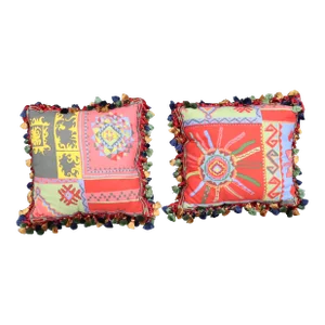 Southwestern Style Accent Pillows/Pair