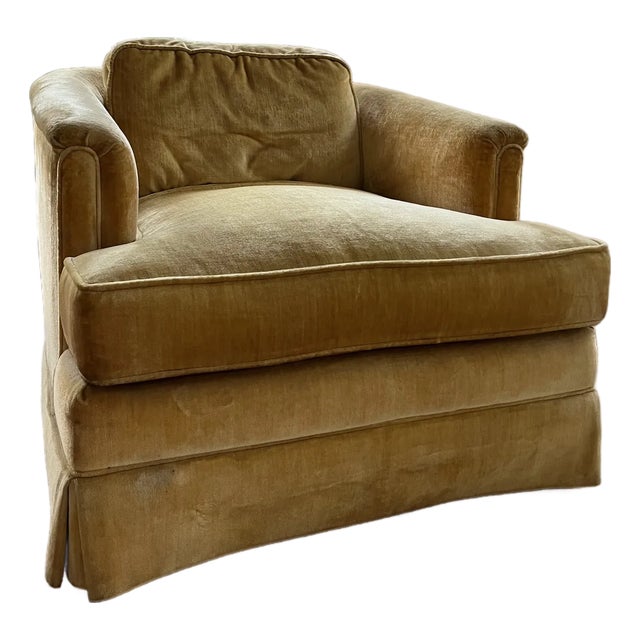 1960s Henredon Barrel Chair For Sale