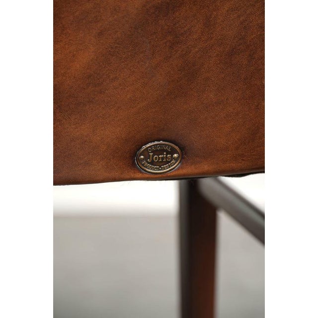 Sheepskin Dining Chairs in Cognac Color, Set of 6 For Sale - Image 16 of 18