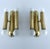 Vintage Space Age Brass Sconces, 1970s, Set of 2 For Sale - Image 4 of 18