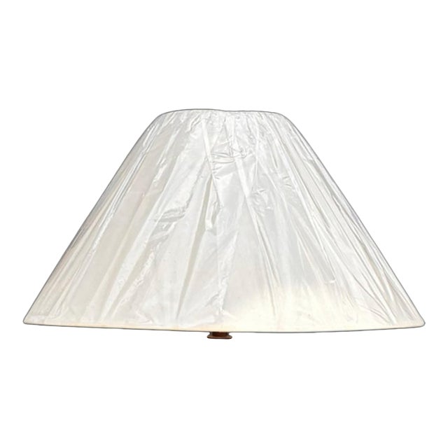 1970s Tapered Linen Lampshade – Warm Ivory For Sale