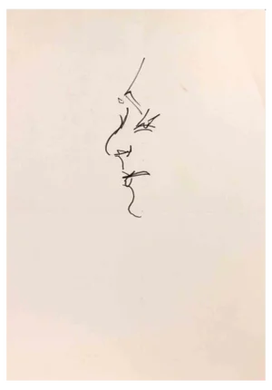 Reynold Arnould, Profile, 1970s, Drawing