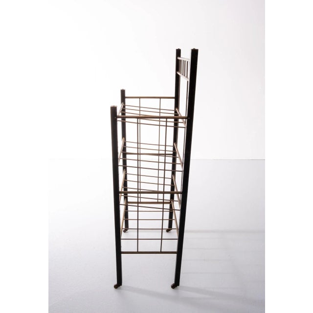 Metal Art Deco Brass Sheet Music Stand For Sale - Image 7 of 12