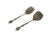 Baroque Vintage Mid-Century Italian Ornate Silver-Plated Salad Servers - Pair For Sale - Image 3 of 3