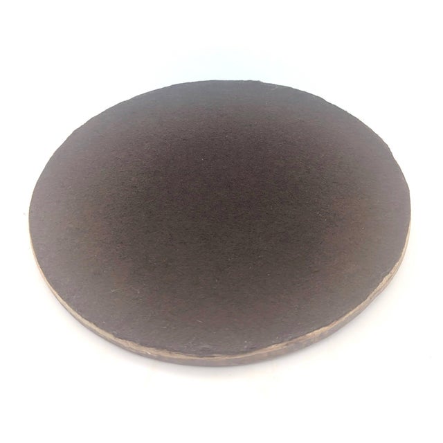 1970s Crich Pottery Studio Glazed Stoneware Trivet by Diana Worthy For Sale - Image 10 of 11