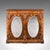 This is an antique morning room book cabinet. An English, walnut and burr walnut mirror front bookcase, dating to the...