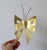 Mid-Century Modern Mid-Century Brutalist Brass Butterfly Wall Hanging For Sale - Image 3 of 7