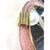 Venetian Pink Murano Glass Mirror with Torciglione Torchon Accents by Simoeng for Simoeng For Sale - Image 6 of 7
