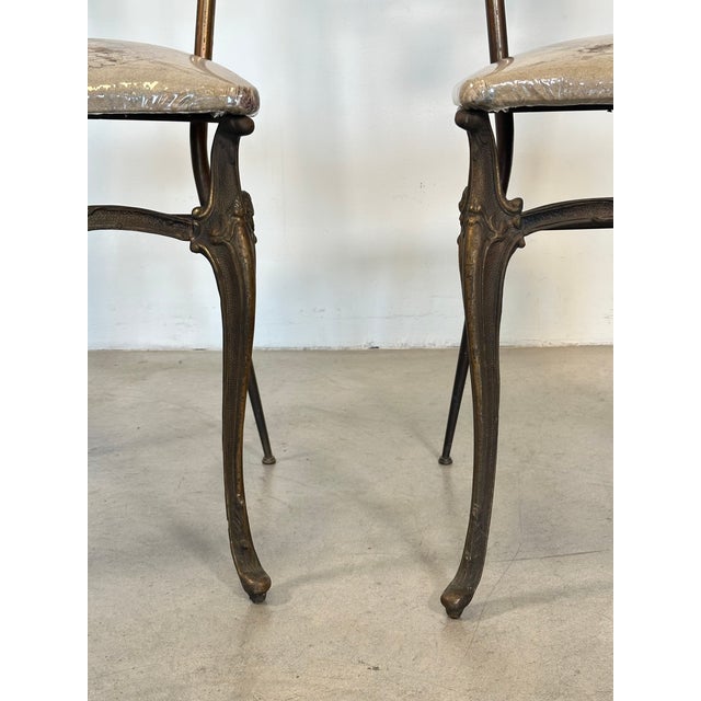 Bronze Chairs, 1960s, Set of 2 For Sale - Image 13 of 16
