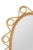 Cooper Classics x Park and Oak Elin Oval Rattan Loop Wall Mirror For Sale - Image 4 of 9