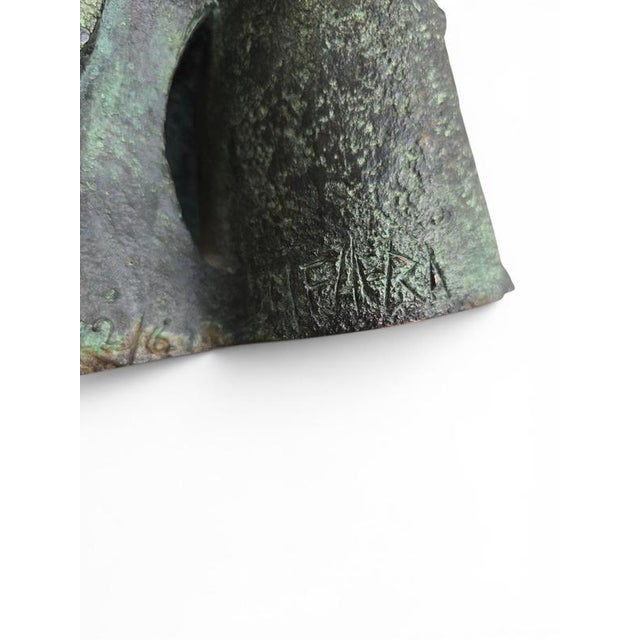 Montserrat Faura, Abstract Bronze Head, 1970, Bronze For Sale - Image 12 of 15