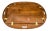 1980s Vintage Ethan Allen Butler's Tray Oval Cocktail Table Colonial Revival Maple For Sale - Image 5 of 14