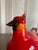 Red Oiva Toiika Hand Blown Glass Cardinal For Sale - Image 8 of 12