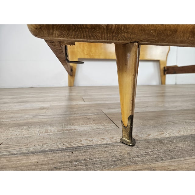 Vintage Maple Double Bed, 1950 For Sale - Image 10 of 11