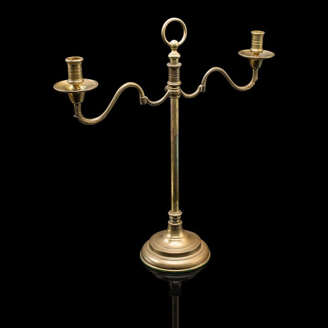 1900's Pair of Antique Articulated Candlesticks For Sale - Image 6 of 12