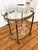 Vintage French Brass Tea Trolley with Removable Tray and 8-Tier Bottle Holder, 1950s For Sale - Image 4 of 8