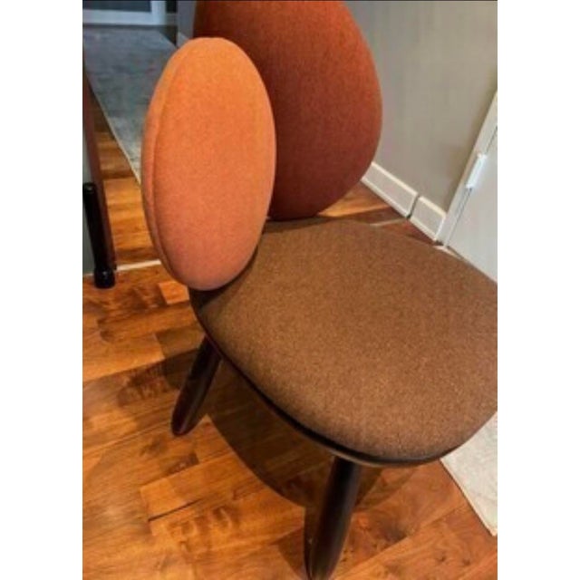 Authentic Roche Bobois sculptural lounge chair showcasing the French brand’s signature contemporary design aesthetic. This...