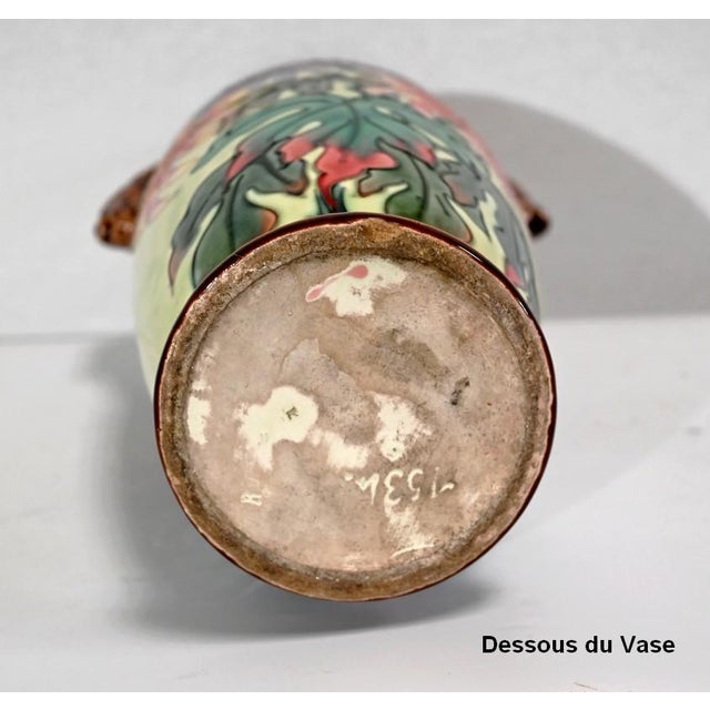 Vintage Colorful Ceramic Vase, 1930s For Sale - Image 18 of 18