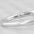 0.55ctw Round Diamond Halo Engagement Ring 14k White Gold Size 6.5 For Sale In Greensboro - Image 6 of 8