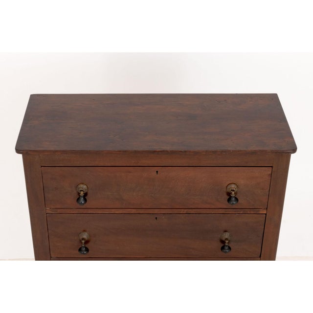 Arts and Crafts Style Oak Chest of Drawers For Sale - Image 4 of 9