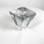 Glass Handmade Ice Glass Candle Holder Blenko Company Wv For Sale - Image 7 of 10