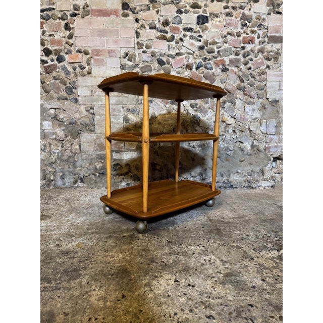 Vintage Blonde Drinks Trolley from Ercol, 1960s For Sale - Image 18 of 18