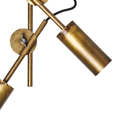 Brass 3452-6 Stav Spot 2 Ceiling Lamp by Johan Carpner for Konsthantverk For Sale - Image 6 of 8