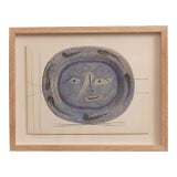 1948 Framed Lithographic Plate, Céramiques De Picasso For Sale