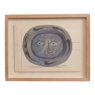 1948 Framed Lithographic Plate, Céramiques De Picasso For Sale