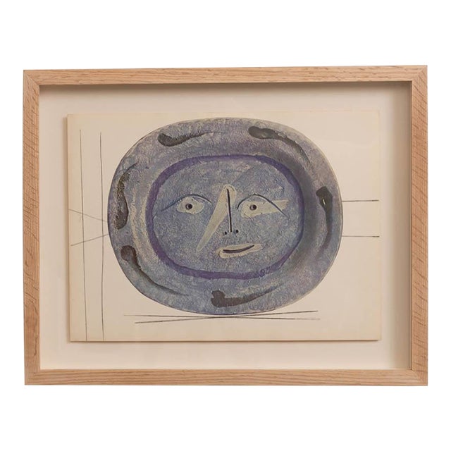 1948 Framed Lithographic Plate, Céramiques De Picasso For Sale