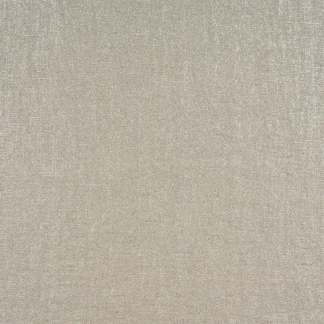 Traditional Schumacher Midnight Glow Fabric In Lustrous Metal For Sale - Image 3 of 6