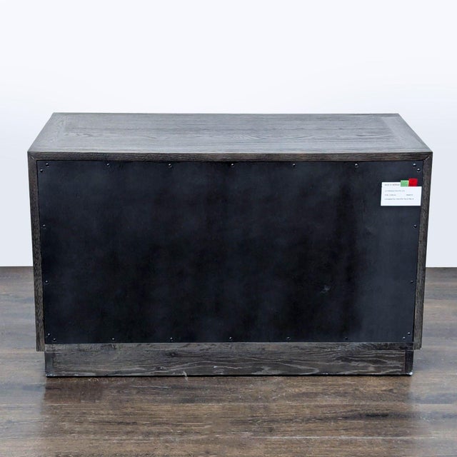 Restoration Hardware Large Two Drawer Nightstand With Chevron Pattern For Sale In San Francisco - Image 6 of 8