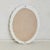 Mid 20th Century Vintage Italian Floral Ceramic Oval Wall Mirror by Bassano For Sale - Image 5 of 5