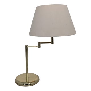 Hollywood Regency Brass Table Lamp For Sale