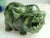 Miniature Hand-Carved Piglet of Serpentine Stone - Petey the Piglet! For Sale - Image 12 of 18