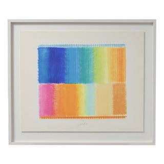 Heinz Mack, Untitled, 20th Century, Silkscreen, Framed For Sale