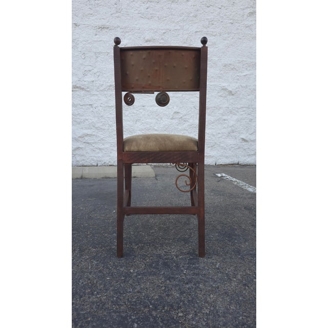 Vintage Handmade Rustic Dining Set Attributed to Carlo De Anda For Sale - Image 11 of 16