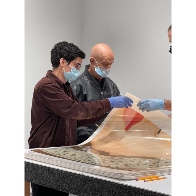 Alex katz, 2022 – straw hat 1 hand-signed and numbered, edition of 150 year: 2022 technique: archival pigment print...