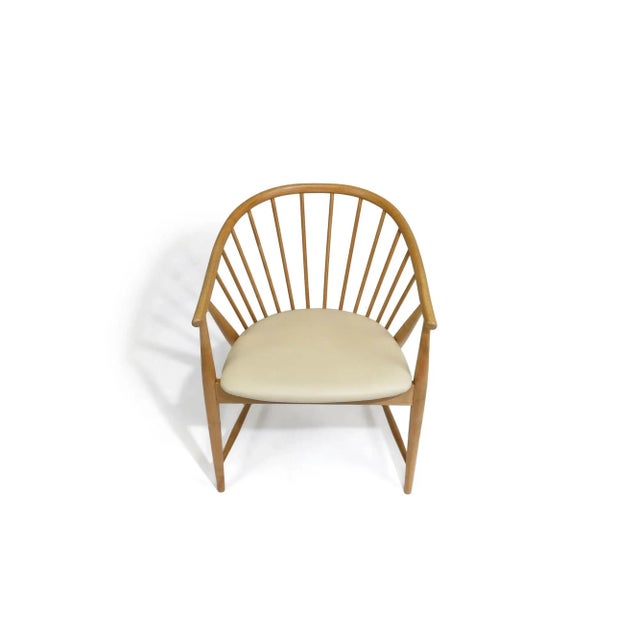 Helge Sibast Danish Beech Arm Chair For Sale - Image 10 of 10